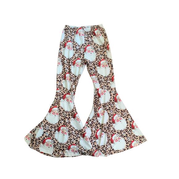 Leopard Print Santa Claus Flares - Picture 4 of 6